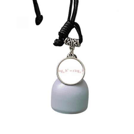 Mathematical Formula Expressions Calculating Sinusoidal Wind Chimes Bell Car Pendant