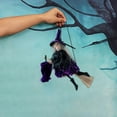 thumbnail image 5 of Hangs Hovering Witch Flying Halloween Hangable Decoration for Party Display Outdoor Scenes Setup with Skirt, 5 of 6