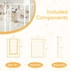 thumbnail image 3 of Parque infantil para perros Simple Deluxe, 40 cm, 8 paneles, blanco pesado, 3 of 7