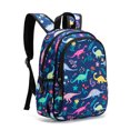 thumbnail image 1 of Mochila preescolar con patrón de dinosaurio, 12.5 pulgadas, mochilas para niños pequeños para niños y niñas, 1 of 3