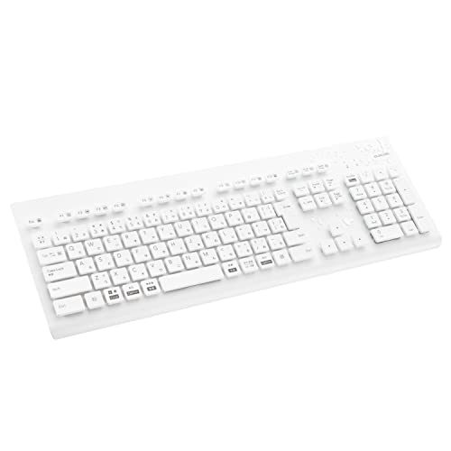 washable wireless keyboard Bluetooth waterproof IPX5 compatible membrane full size with