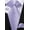 Lilac, variant on Mens Dark Purple Plum Silk Tie and Pocket Square Cufflinks Set for Wedding