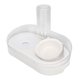 thumbnail image 3 of Juego de cuencos de agua y comida para mascotas, cuenco de comida para gatos inclinado elevado con botella de agua automática para perros y gatos, color blanco, 3 of 13
