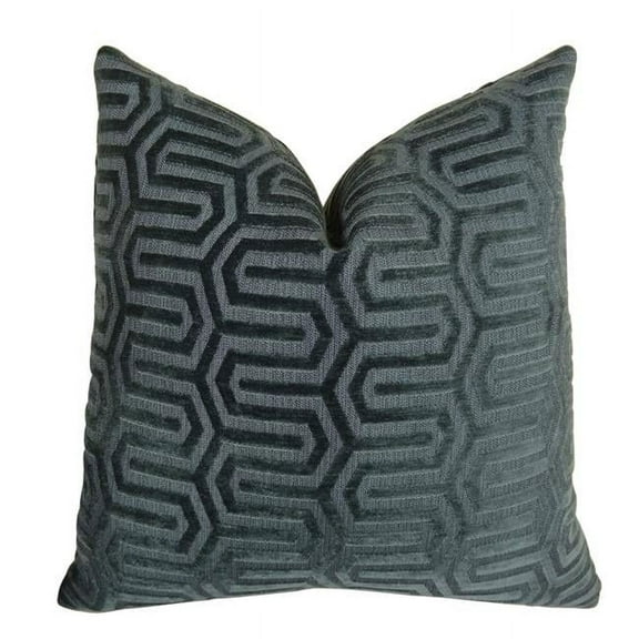 High Path Handmade Throw Pillow - Gray - 20 x 20 in.