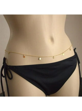 Deyuer Body Chain Sexy Wild Jewelry Accessories Chest Cross Style Beach  Nightclub Bikini Body Chain for Dancing