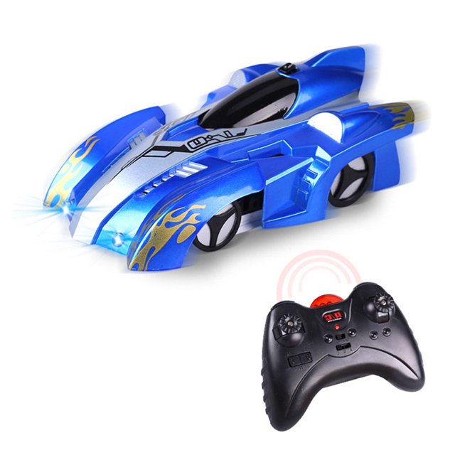 Pared escalada control remoto coche portátil infrarrojo rc carreras deriva vehículo electrónico automotriz juguete a prueba de caída azul juguete azul Noticed FN001376-01
