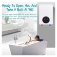 thumbnail image 3 of 7000W Instant Water Heater LCD Display Thermostat Induction Heater Smart Touch Wall Mounted, 3 of 6