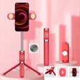 thumbnail image 2 of Phone Tripod With Foldable Fill Light Selfie Stick Tripod For Phone Cell Phone Selfie Stick Tripod Flexible Phone Tripod Aluminum Alloy Phone Tripod Stand 104cm Phone Tripod With, 2 of 5