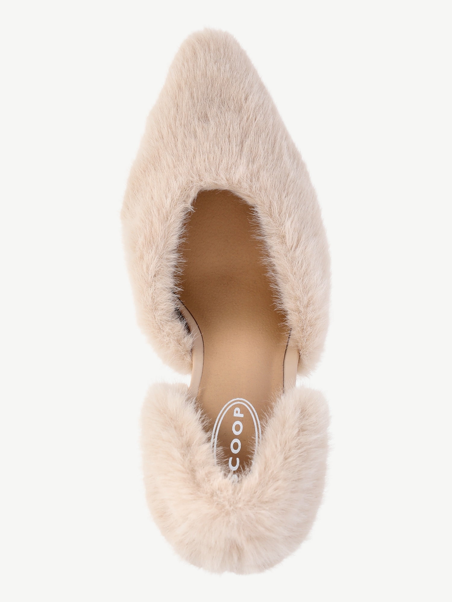 Scoop Women's Faux Fur Stiletto Heels