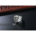 thumbnail image 5 of QQTDFG Men Amulet Ring Illuminati Eye of Providence Finger Pyramid Triangle Symbol-Silver Gold-9, 5 of 8