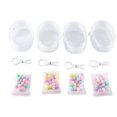 thumbnail image 1 of 4PCS Jewelry Organizer Transparent Storage Box Pouch Box Keychain Bag Storage Case Thicken Wallet Cute Doll Bag, C, 1 of 8