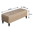 thumbnail image 5 of Abble 45" Upholstered Storage Bench, 5 of 5