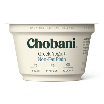 Chobani Non- Greek Yogurt with Probiotics, Plain 5.3 oz