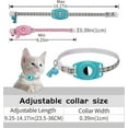 thumbnail image 4 of Cat Collar With Bell Compatible With Air Tag, Adjustable Breakaway Kitten Collars With Safety Buckle, 4 of 4