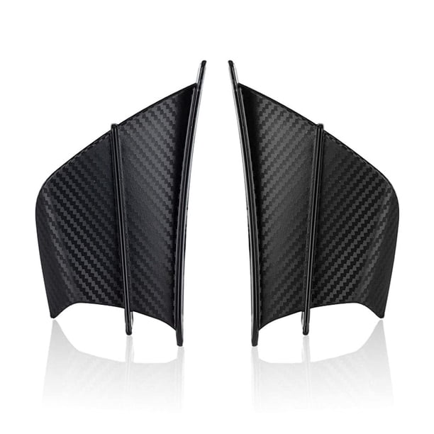 Winglets aerodinámicos para motocicleta, alerón de ala ABS, accesorio de modificación Universal, mate, no dañará la motocicleta original