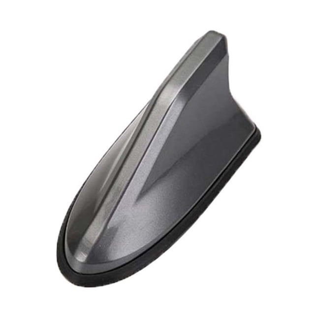 Xihbxyly Antena de Techo con Diseño de Aleta de Tiburón, Amplificador de Señal Fm/Am, Moldura Universal para Coche, Fácil Instalación, Elegante Decoración para Coche, Opciones de Color Negro, Blanco,