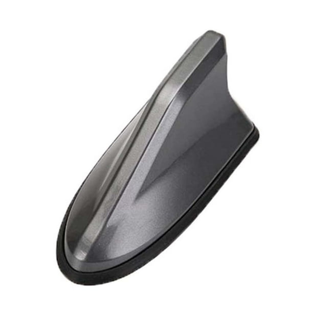 Fiudx Antena de Techo con Diseño de Aleta de Tiburón, Amplificador de Señal Fm/Am, Moldura Universal para Coche, Fácil Instalación, Elegante Decoración para Coche, Opciones de Color Negro, Blanco, Ro
