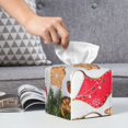 thumbnail image 6 of Rocae Christmas Gingerbread Cookies for High-grade Leather Tissue Box, Exquisite Fashionable Design, Office Tissue Box, Waterproof Family Tissue Box, 6 of 8