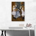 thumbnail image 2 of ARTCANVAS The Daughters of Catulle Mendes 1888 Canvas Art Print by Pierre-Auguste Renoir - Size: 26" x 18" (1.50" Deep), 2 of 9
