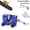 Blue-A, variant on Klampero Chainsaw Sharpener, Chain Saw Sharpener Tool, Portable Hand Crank Chainsaw Sharpener Set, Universal Chain Saw Blade Sharpening Tool for Electric Saws, Fast & Precise