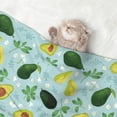 thumbnail image 2 of Sigee Avocado Flowers And Leaves for Pet Blanket for Dog Cat Puppy Blanket Cat Blankets for Small and Medium Pets-Small, 2 of 8