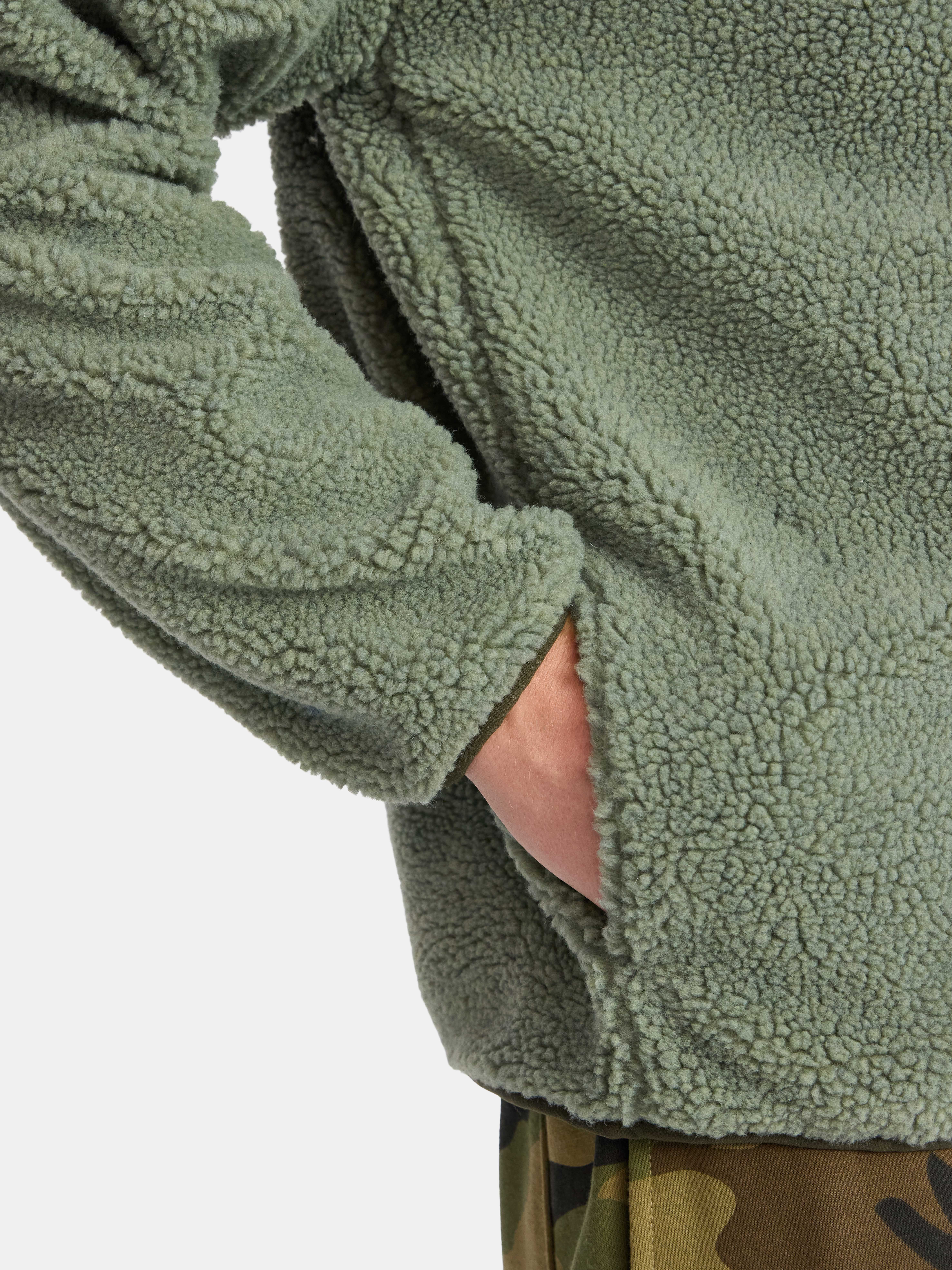 No Boundaries High Pile Faux Shearling Jacket, Men's