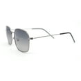 thumbnail image 3 of Dad Fashion Retro Classic Small Rounded Rectangle Metal Rim Sunglasses Gunmetal - Smoke, 3 of 4