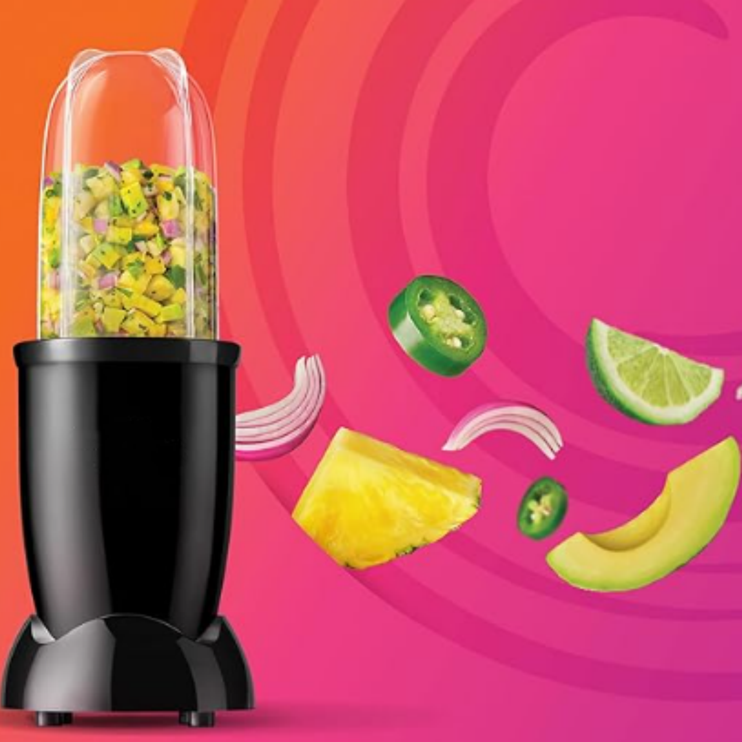 Blender Set, 7-Piece Set, 250W Blender and Food Processor, 2 Blending Cups, Cross Blade, Compact Design, Smoothies, Sauces, Silver
