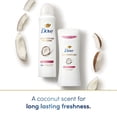 thumbnail image 6 of Dove Advanced Care Women's Antiperspirant Deodorant Dry Spray Twin Pack, Caring Coconut, 3.8 oz ( 2 pack ), 6 of 11