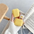 thumbnail image 3 of Compatible with AirPods Case Soft Silicone Cute Cartoon Keychain Shockproof Cover Case for Girls Women Airpods 1&2- Yellow, 3 of 16