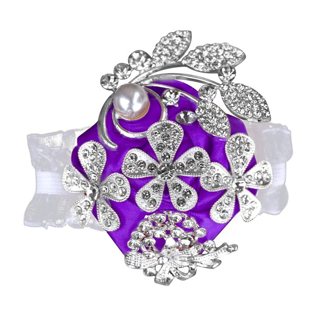 Ruban de Mariée Fleur de Poignet Fleur de Poignet Design Unique
