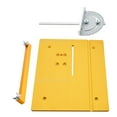 thumbnail image 4 of Almencla Aluminum Alloy Table Saw Panel Mini DIY for Woodworking Benches Carpentry Golden, 4 of 8