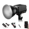 thumbnail image 1 of Ifootage Cob Luz De Vídeo Sl1 60Dn Cri 98/Tlci 99/12200 Lm 70W Cob Luz De Vídeo Continua Con Luz Diurna De 5600K Soporte De Control De Aplicación Blueteeth Adaptador De Ca Y Empuñadura De Batería De M, 1 of 5