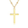 thumbnail image 2 of Elegant Jesus Cross Chain Necklace For Home Decoration In Golden Color Ideal For Men And Women Featuring Classic Design 10Pack, 2 of 4