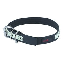 Ultrahund Play Glow Dog Collar, 1″ Wide, 18″ Long, Fits 16" to 20" (Black)