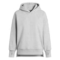 thumbnail image 4 of Side Split Solid Color Hoodie for Women Long Sleeve Sweatshirt Fall Casual Pullover Top, 4 of 4