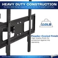thumbnail image 5 of VIVO Outdoor Full Motion 37” to 80” TV Screen Wall Mount, 5 of 8