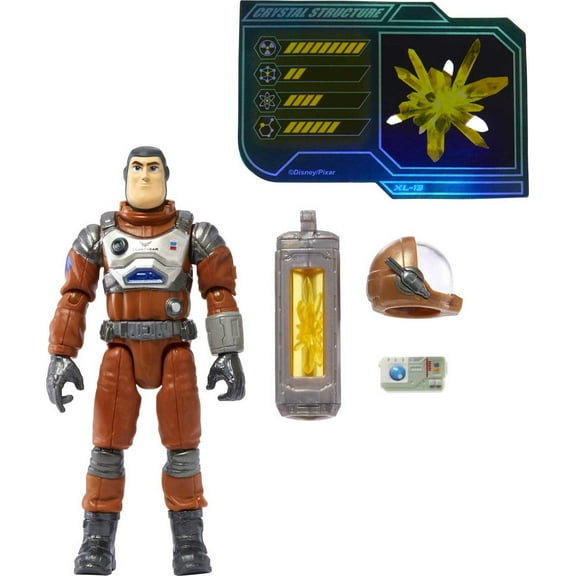 Disney and Pixar Lightyear Crystal Grade XL-13 Buzz Lightyear Astronaut Figure With Space Helmet