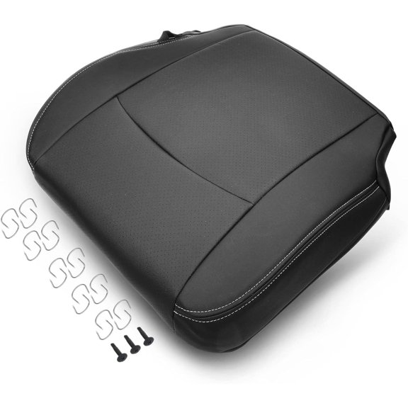 A-Premium Dark Gray Seat Bottom Cover Compatible with Dodge Ram 1500 Ram 2500 Ram 3500 2009-2010 Ram 1500 2500 3500 2011-2012 Front Driver Side