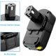 thumbnail image 2 of Paquete de 2 Reemplazo de 18 Voltios P102 para Baterías Ryobi 18V y Combo Charger 3.5A, para 18 Voltios ONE Plus P103 P104 P105 P107 P109 P190 P191 P122 para Batería Ryobi 18V, 2 of 8