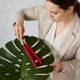 thumbnail image 2 of Leaf Cleaning Tongs With Microfiber Pads For Plants Gardening Window Blinds Portable Wooden Clip Reusable Cleaner In Red, 2 of 4