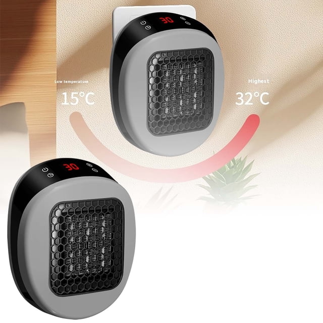 WIFKLSIIPG Portable Space Heater with Thermostat and Overheat for Indoor Use Fast Heating Ceramic Technology Energy Efficient Personal Desk Heater Fan for Home Room