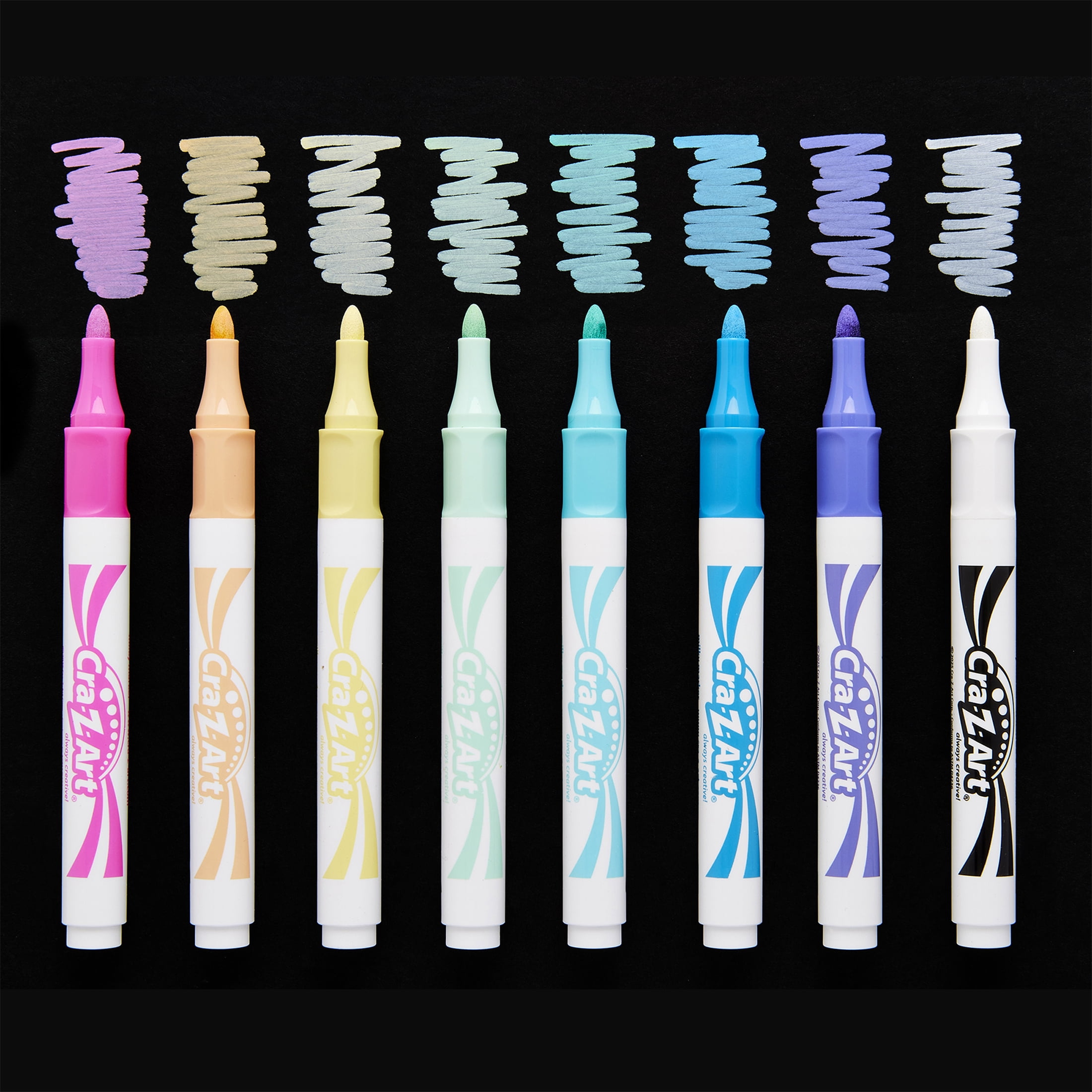 新品未使用　STRICTLY RIPLINE 177 marker Lord14 Cra-Z-Art Broadline Super Milky Markers, 8 Count - Pastel Markers