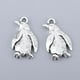 thumbnail image 3 of Juego de 50 colgantes de pingüino para collar, pulsera, colgantes hechos a mano, joyería Plata, 3 of 8
