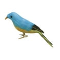 thumbnail image 3 of Fiel A La Naturaleza Navidad Artificial Aves Emplumadas Decoraciones De árboles Animales Adornos De Artesanales - Lindo Pájaro Azul Yuyangstore Decoración de pájaro artificial, 3 of 5