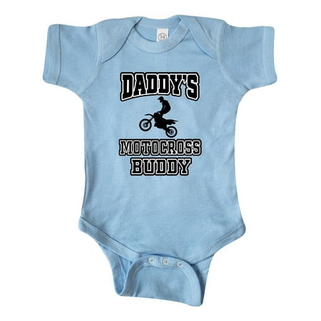

Inktastic Daddys Motocross Buddy Gift Baby Boy or Baby Girl Bodysuit