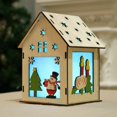 thumbnail image 3 of Decoración de cabaña de madera, linda mini cabaña luminosa, cabaña de madera, cabaña de madera, diseño de última generación, 3 of 10