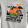 thumbnail image 3 of Hot Wheels - Valentine's Drive to Win - Toddler And Youth Crewneck Fleece Sweatshirt, 3 of 5