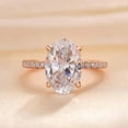 thumbnail image 2 of Kayannuo Valentine's Day Gifts for Women Classic Oval Cut Engagement Ring, 2 of 2