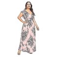 thumbnail image 1 of Robe Longue Maxi Bohème Vintage Imprimée Fendue pour Femmes, 1 of 5